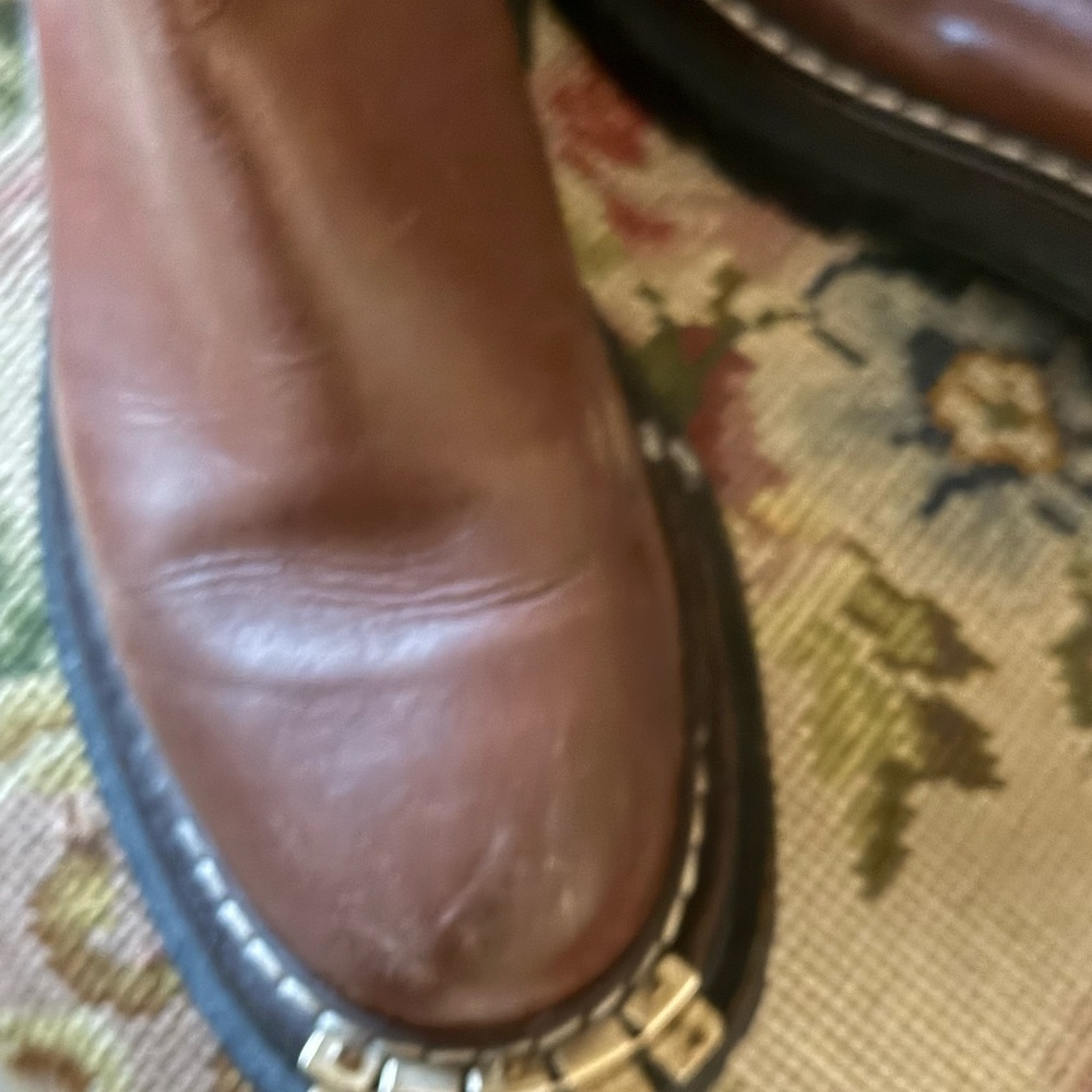 Sandro women’s Brown Leather Boots - Picture 7 of 7